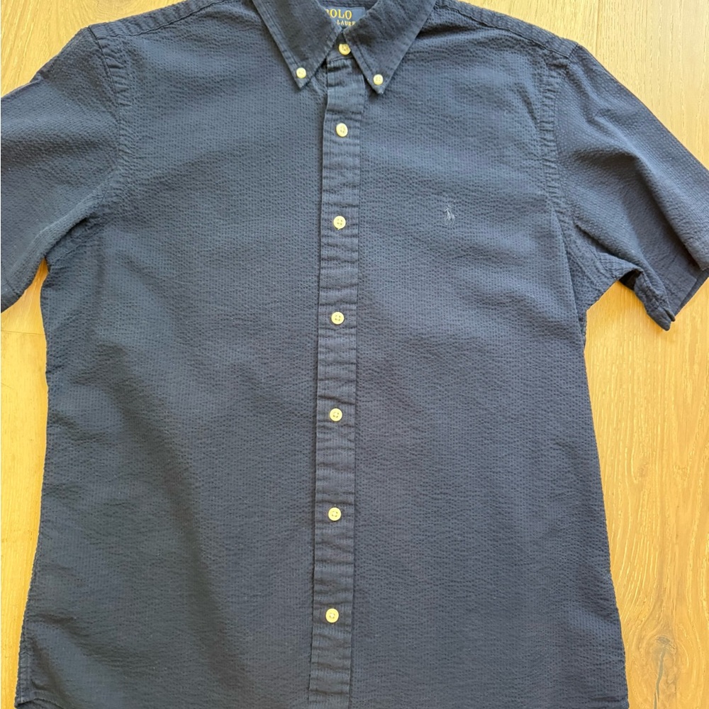 Polo Ralph Lauren Blue Casual Button Down Shirt